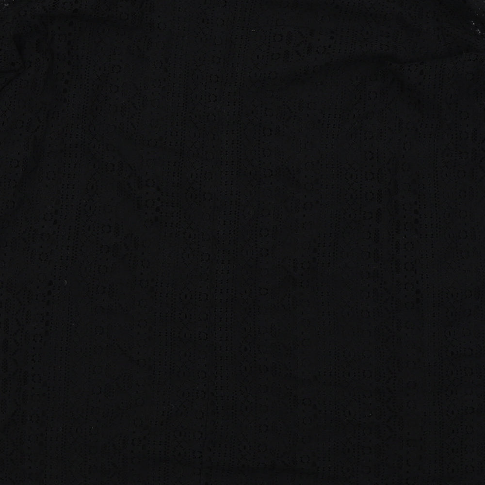 IZlabel Womens Black   Basic T-Shirt Size 14
