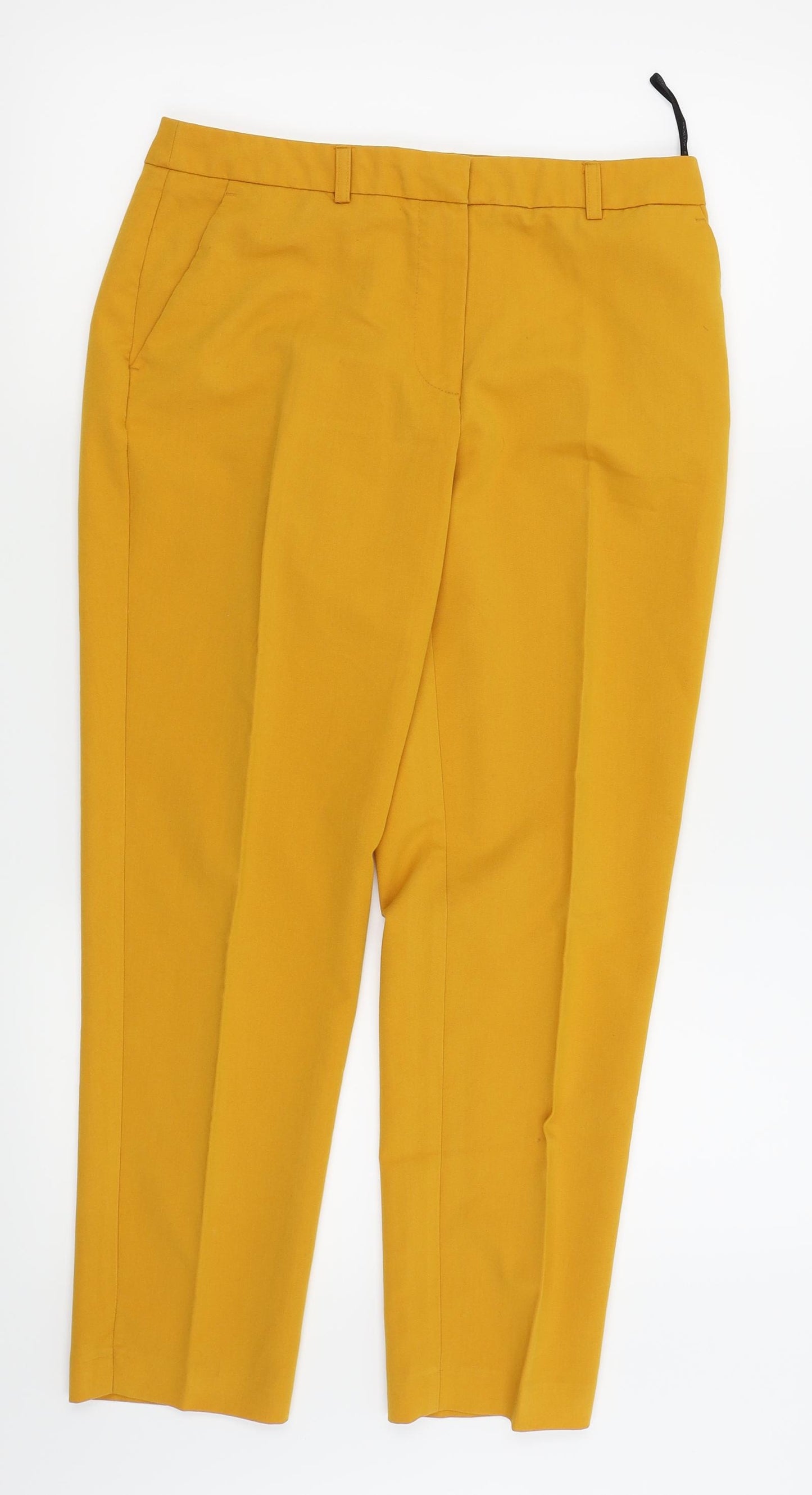 Dorothy Perkins Womens Yellow   Trousers  Size 8 L26 in