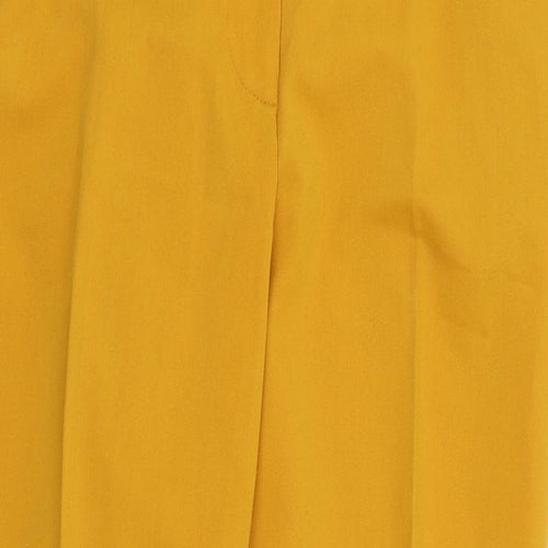 Dorothy Perkins Womens Yellow   Trousers  Size 8 L26 in