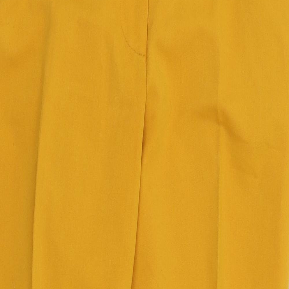 Dorothy Perkins Womens Yellow   Trousers  Size 8 L26 in