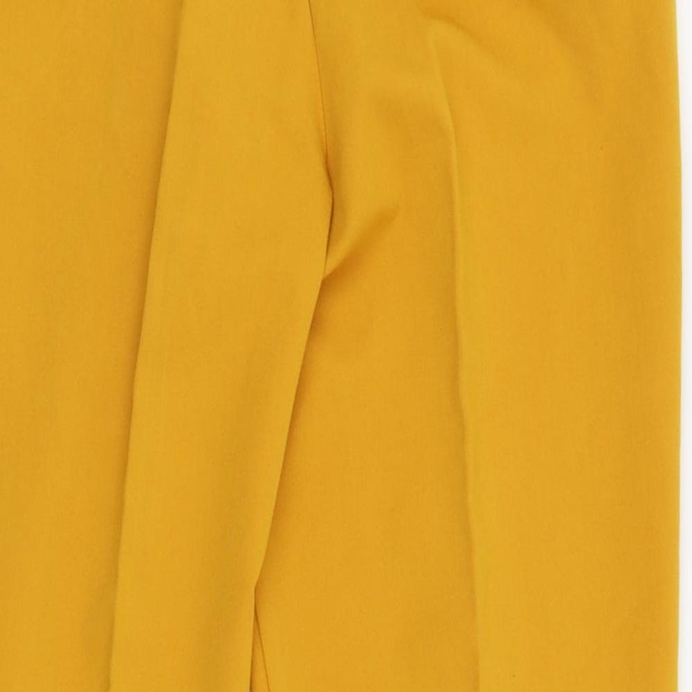 Dorothy Perkins Womens Yellow   Trousers  Size 8 L26 in