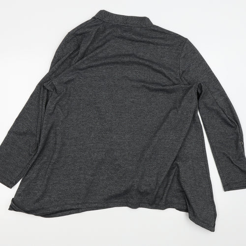 TIGI Womens Grey   Cardigan Jumper Size 16