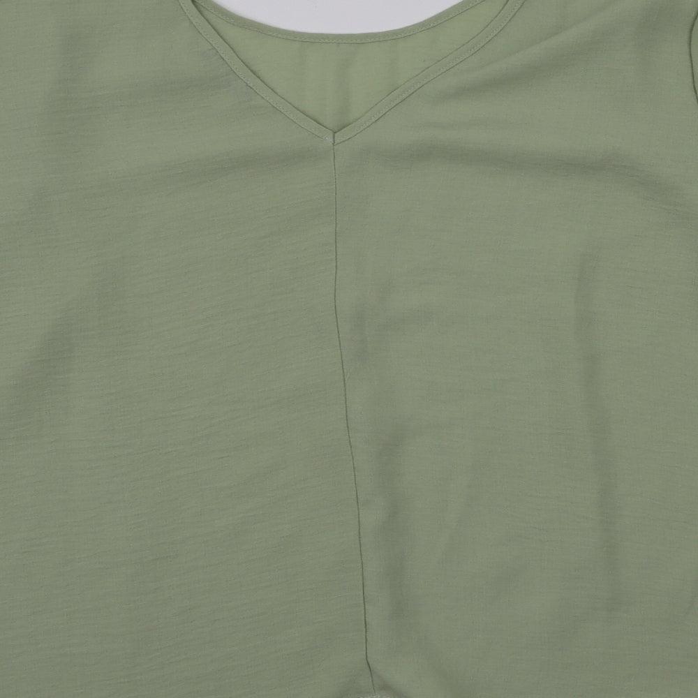 George Womens Green   Basic Blouse Size 12