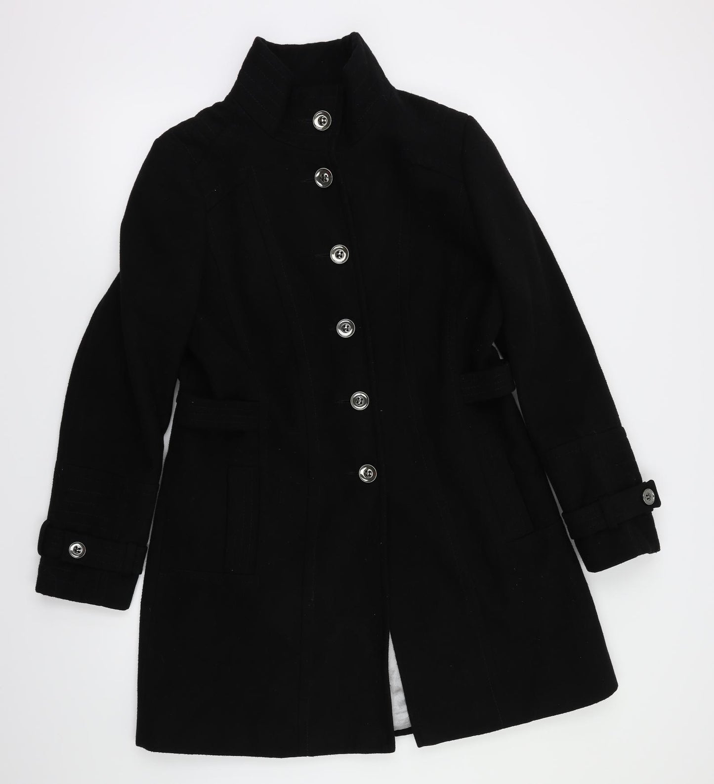 Preworn Womens Black   Jacket Coat Size 14