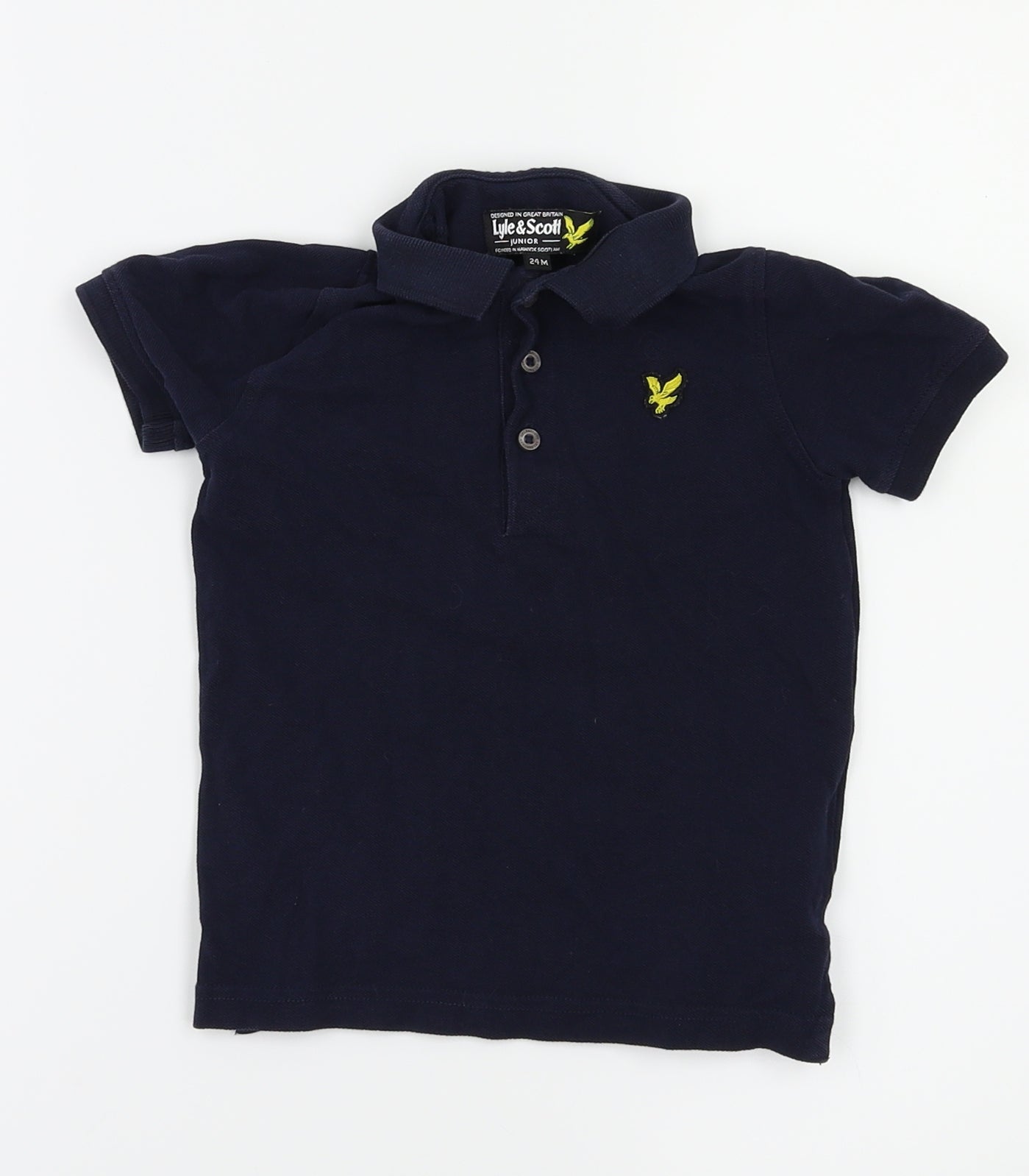 Lyle & Scott  Blue   Basic Polo Size 24 Months
