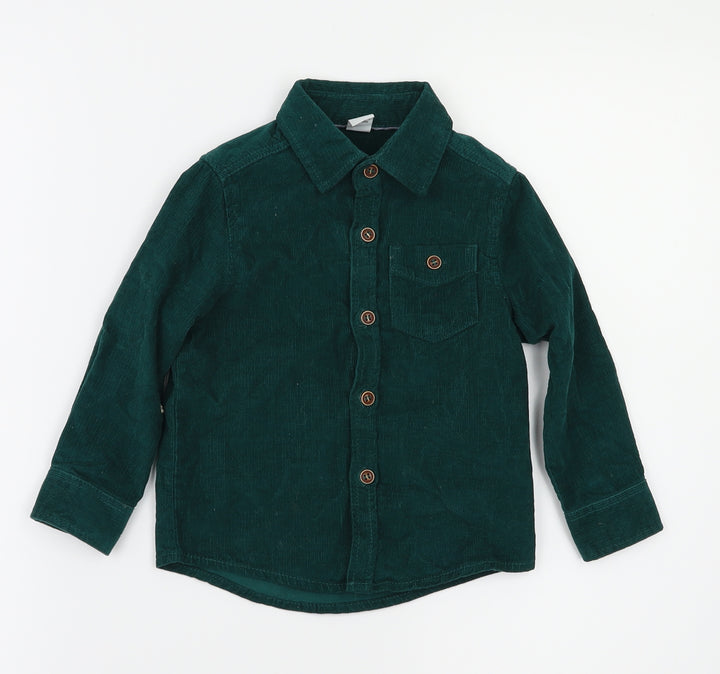 TU Girls Gold Basic Button-Up Size 12-18 Months