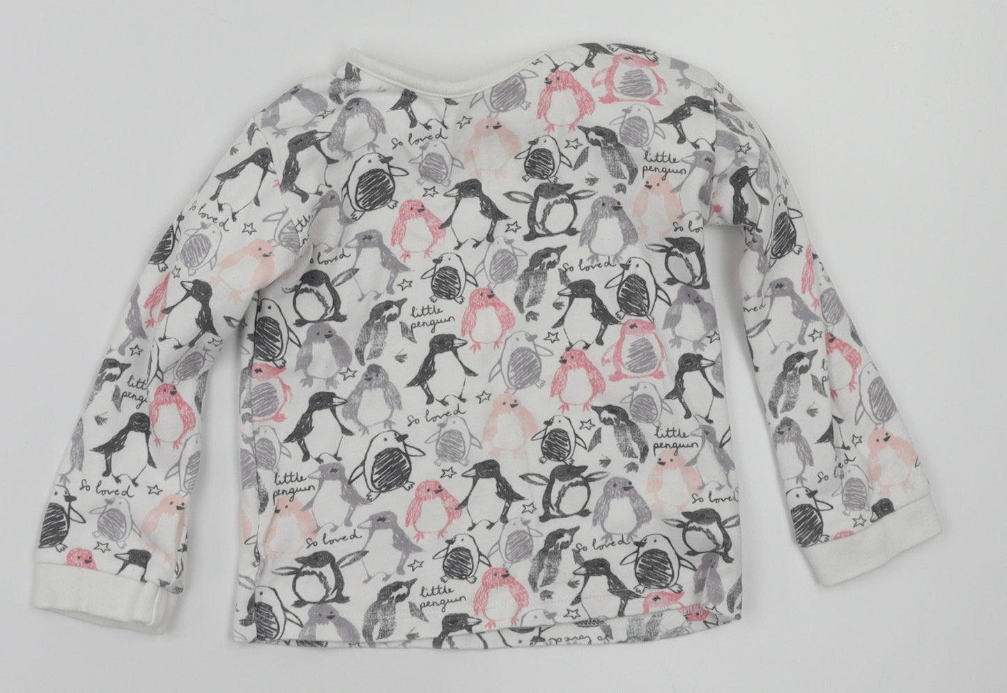 George  Ivory Animal Print  Basic T-Shirt Size 12-18 Months