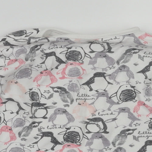 George  Ivory Animal Print  Basic T-Shirt Size 12-18 Months