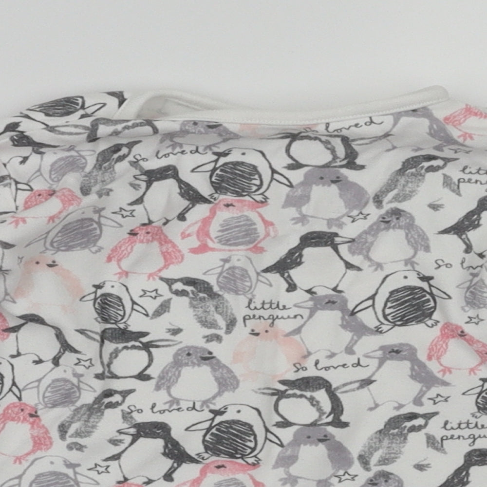 George  Ivory Animal Print  Basic T-Shirt Size 12-18 Months
