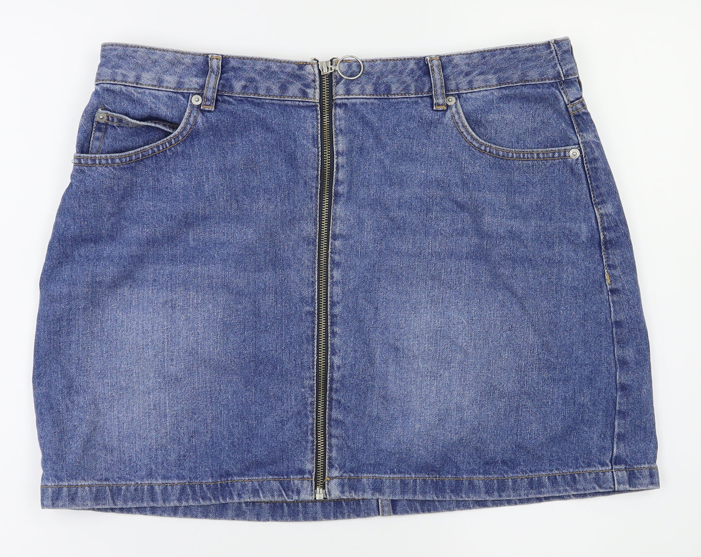 F&F Womens Blue   A-Line Skirt Size 16