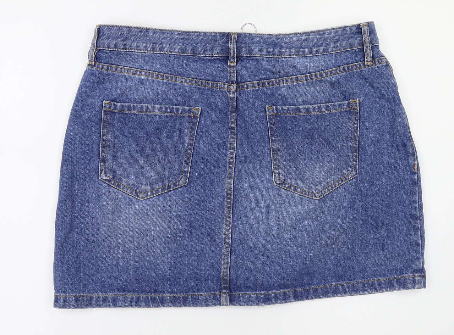 F&F Womens Blue   A-Line Skirt Size 16