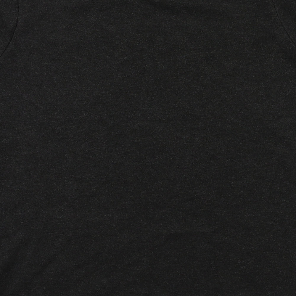 NEXT Womens Grey Floral  Basic T-Shirt Size 16