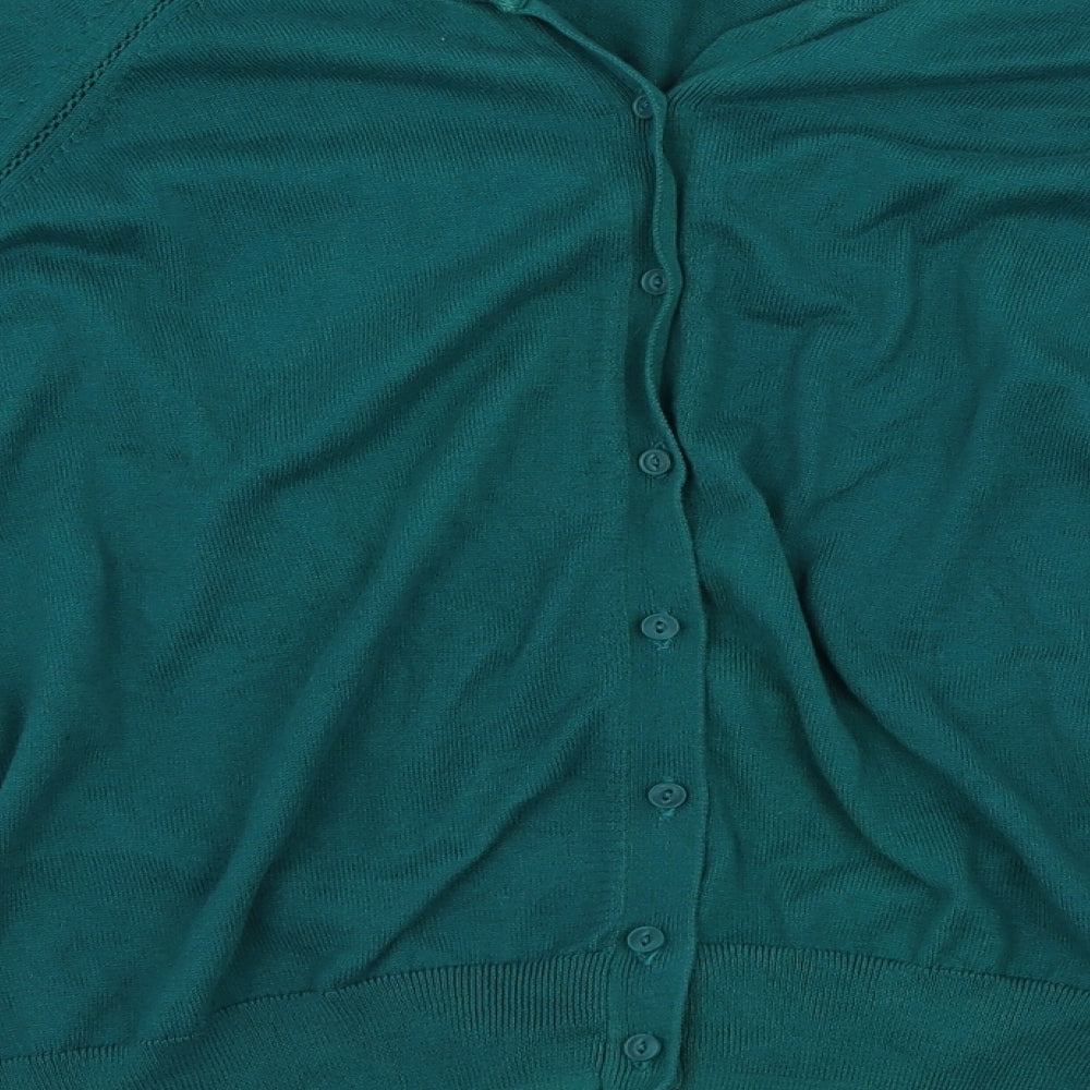 George Womens Green   Cardigan Jumper Size 18