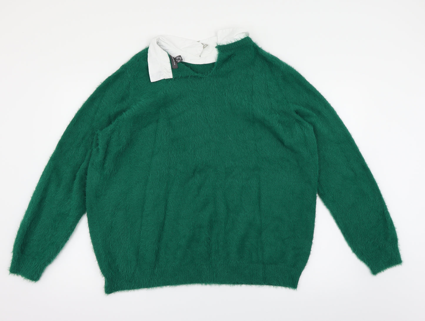 Primark Womens Green   Pullover Jumper Size 18