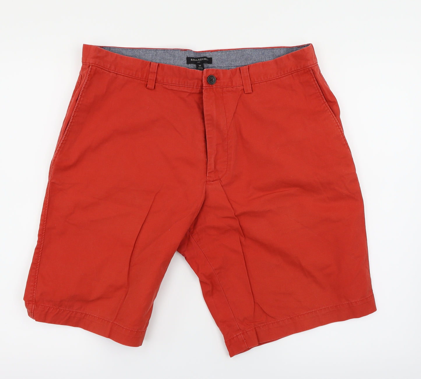 Banana Republic Mens Orange   Chino Shorts Size 36 in