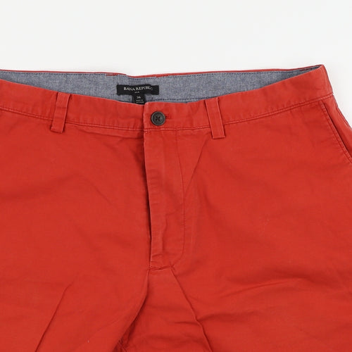 Banana Republic Mens Orange   Chino Shorts Size 36 in