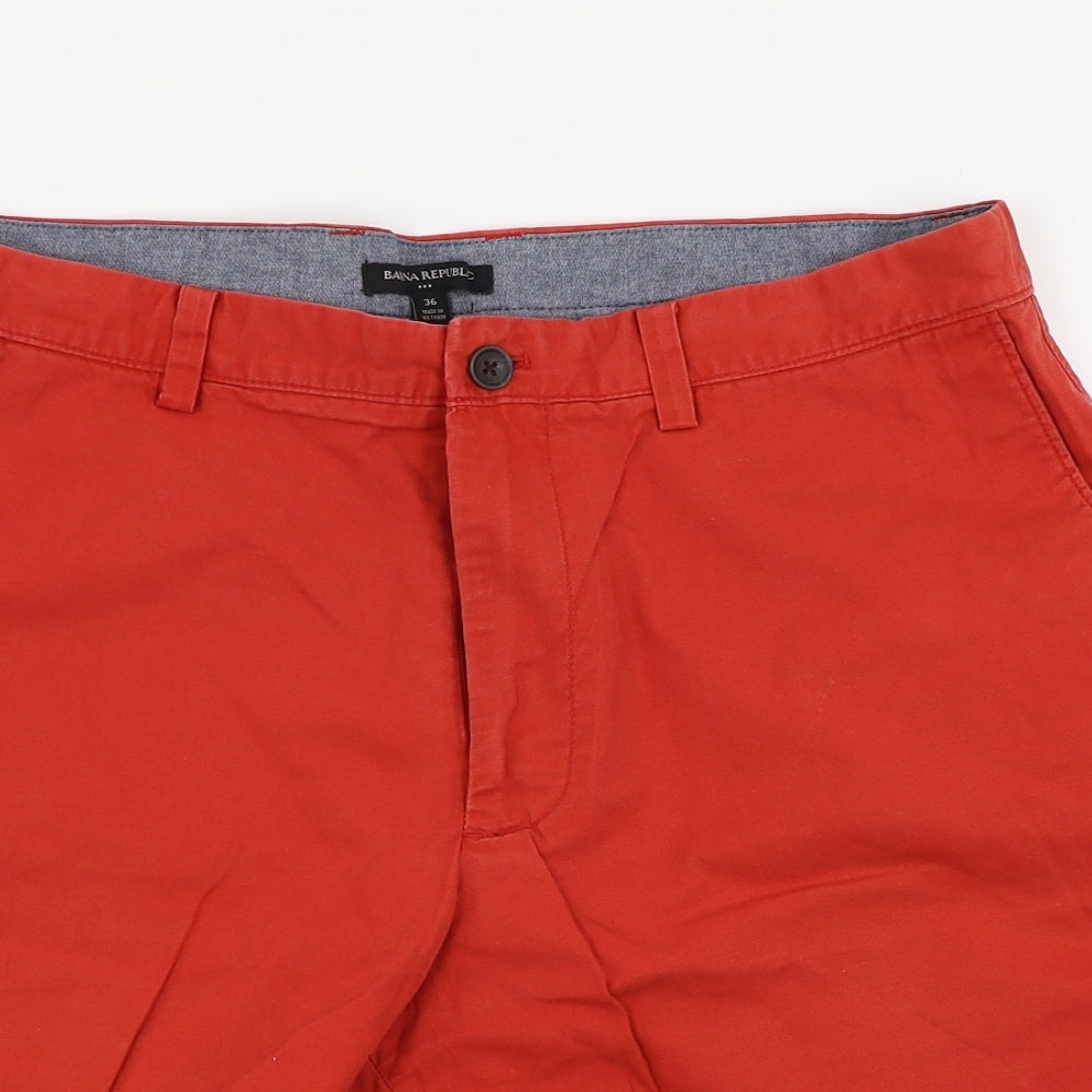 Banana Republic Mens Orange   Chino Shorts Size 36 in