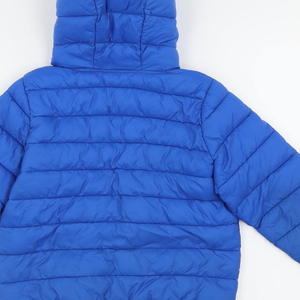 NEXT Boys Blue   Puffer Jacket Coat Size 5 Years