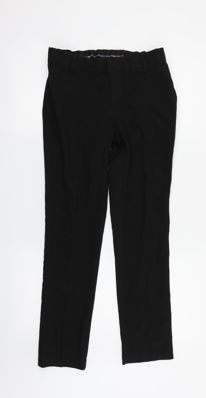 M&S Girls Black Dress Pants Trousers Size 12-13 Years