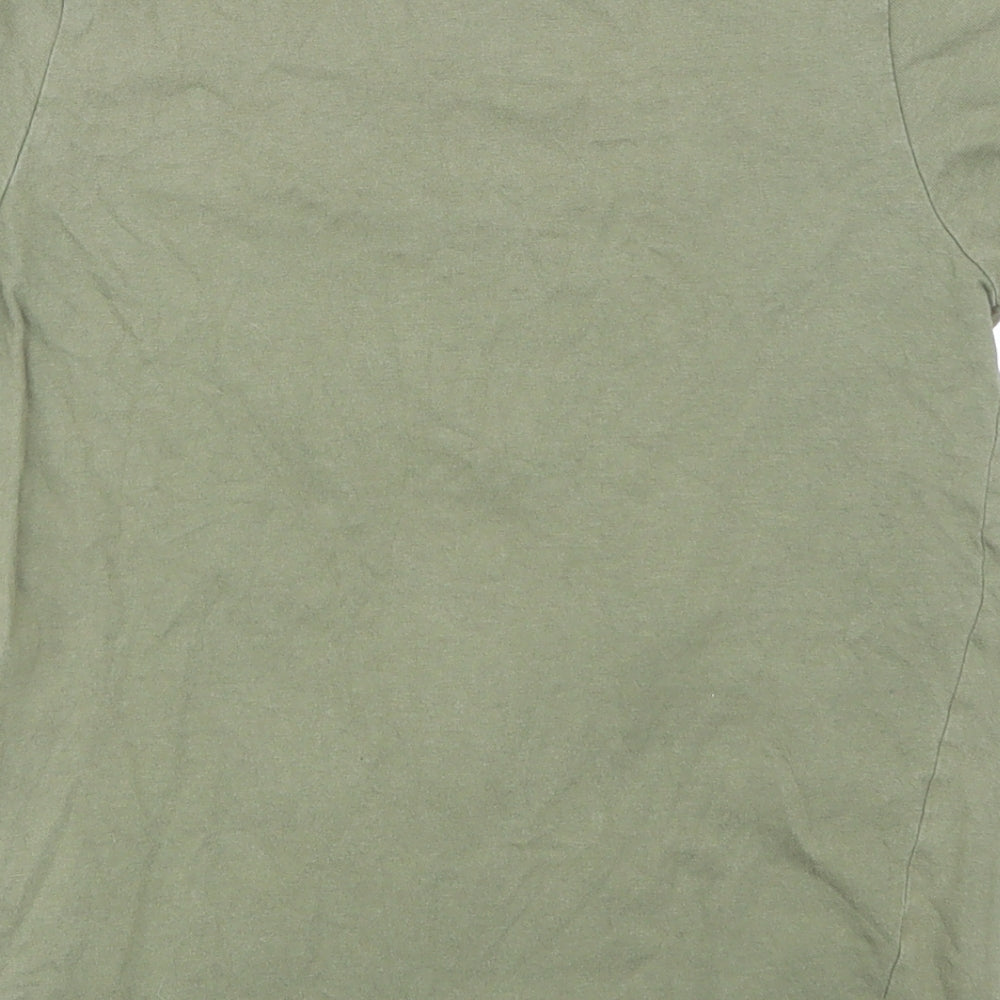 Primark Boys Green   Basic T-Shirt Size 9-10 Years