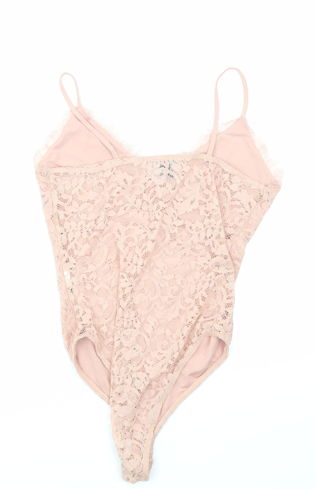 Primark Womens Pink  Lace Basic T-Shirt Size 10