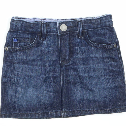 Gap Girls Blue  Denim Mini Skirt Size 3 Years