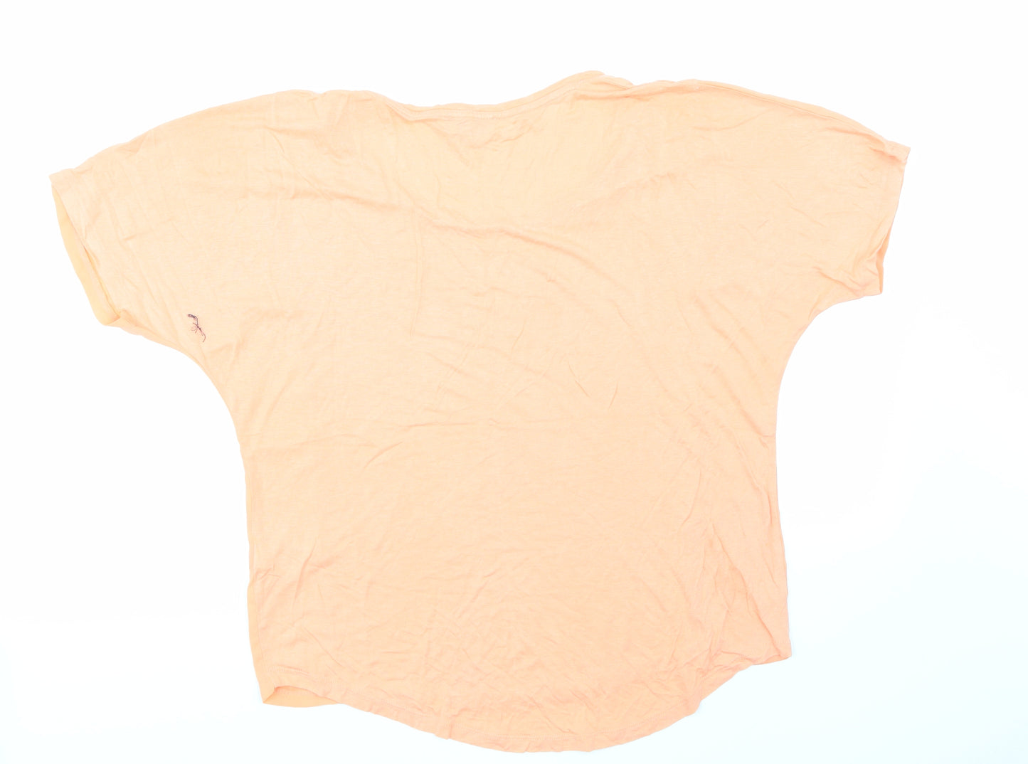 Papaya Womens Orange   Basic T-Shirt Size 12