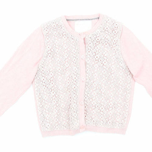 made wtih love  Pink Floral   Jumper Size 12-18 Months
