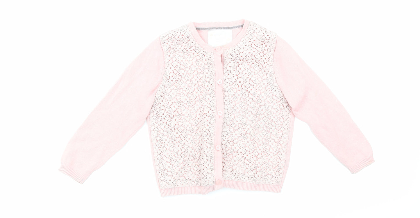 made wtih love  Pink Floral   Jumper Size 12-18 Months