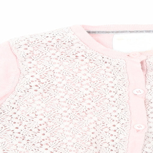 made wtih love  Pink Floral   Jumper Size 12-18 Months