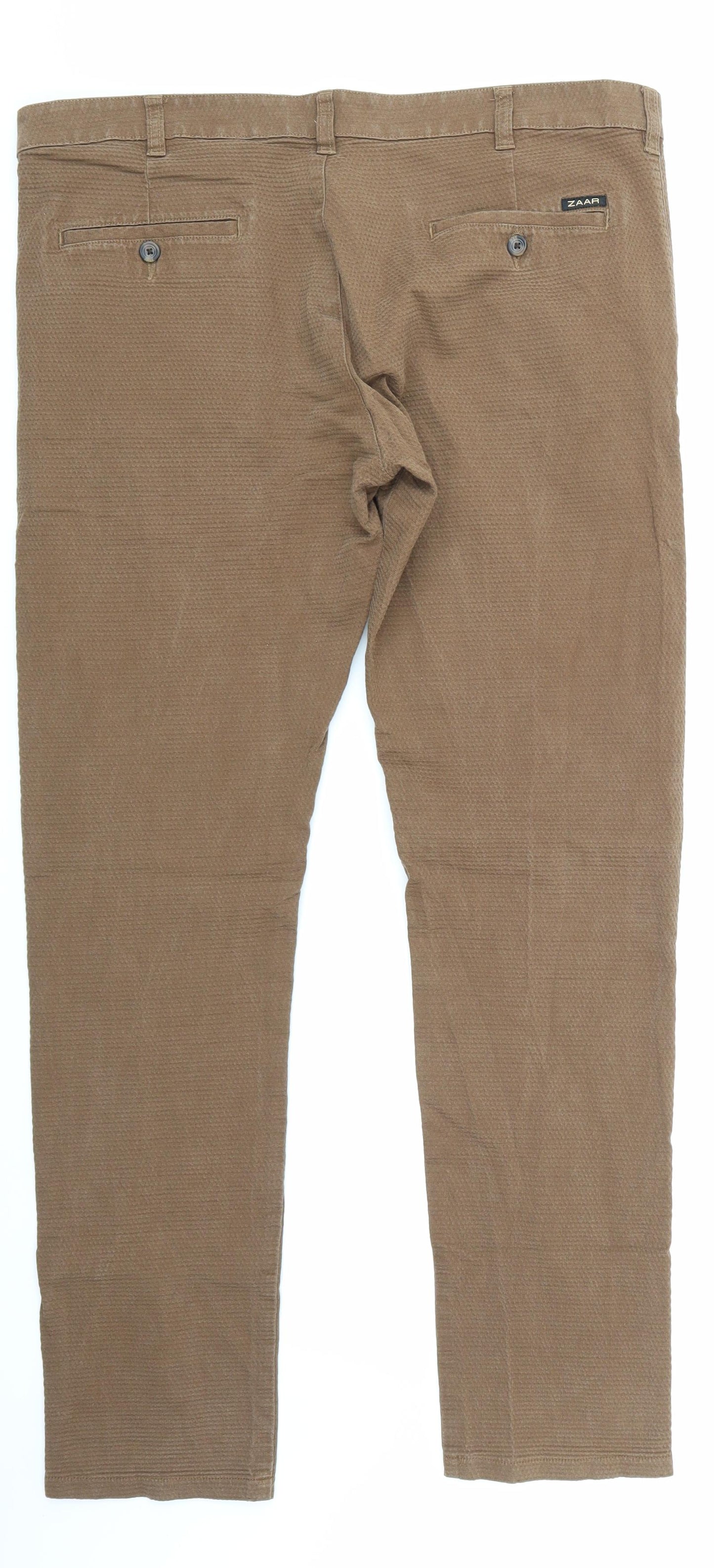zaar Mens Brown   Trousers  Size 36 in
