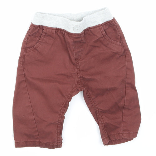 NEXT Boys Red   Cargo Jeans Size 3-6 Months