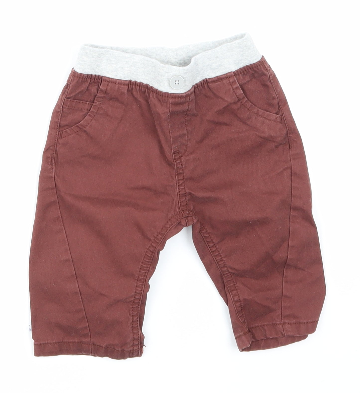 NEXT Boys Red   Cargo Jeans Size 3-6 Months