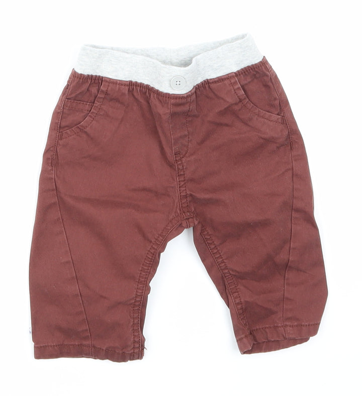 NEXT Boys Red   Cargo Jeans Size 3-6 Months