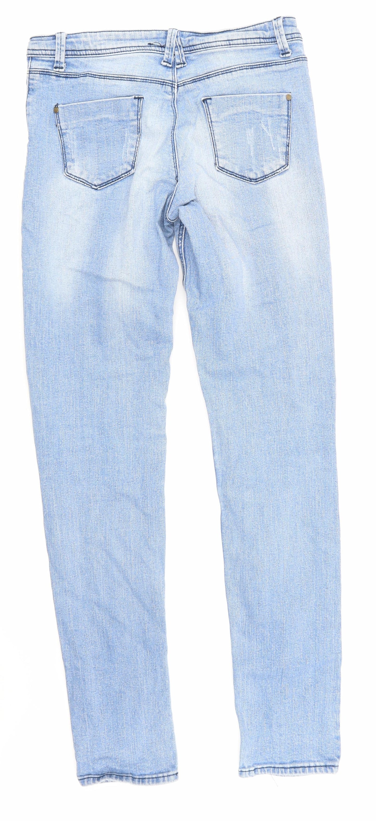 Primark Womens Blue  Denim Skinny Jeans Size 10