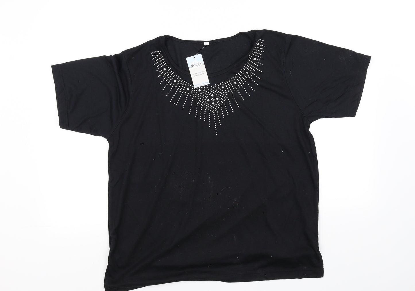 pre worn Womens Black   Basic T-Shirt Size L