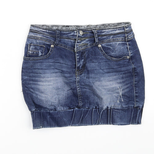 KangaROOS Womens Blue   Flare Skirt Size 27 in
