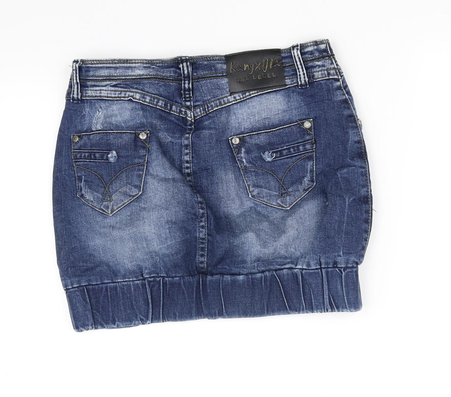 KangaROOS Womens Blue   Flare Skirt Size 27 in