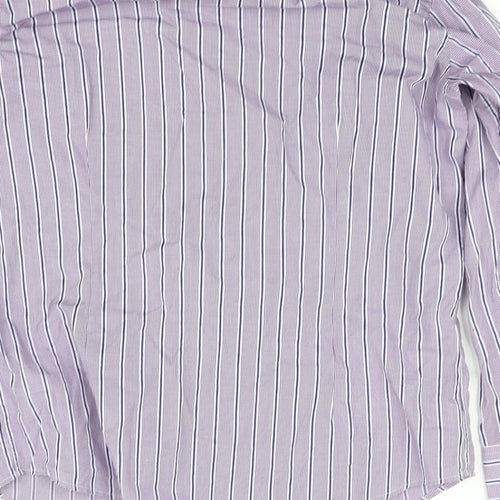 pre worn Mens Purple    Button-Up Size 16