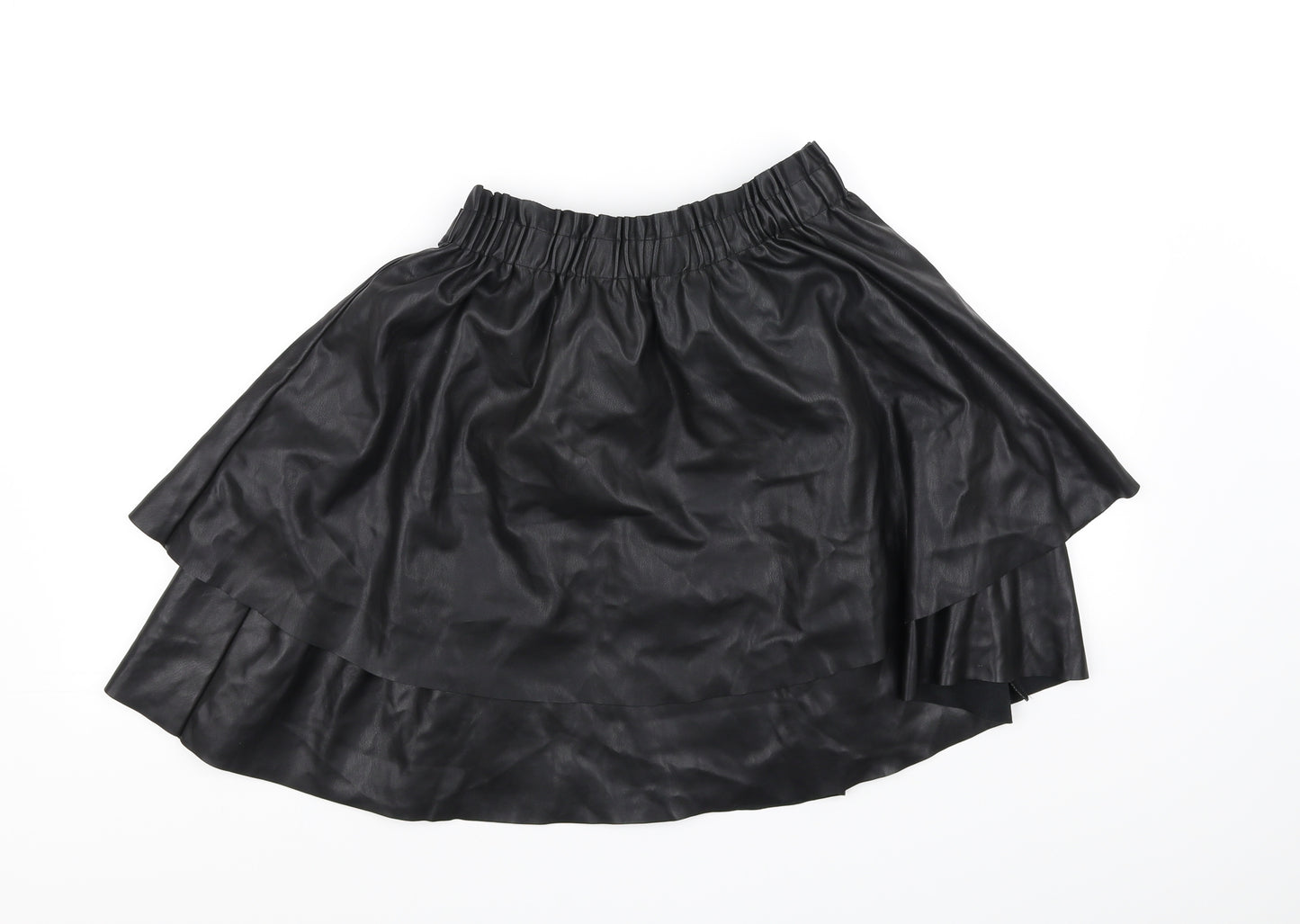 RESERVED Womens Black   Flare Skirt Size 36 in