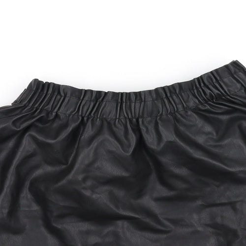 RESERVED Womens Black   Flare Skirt Size 36 in
