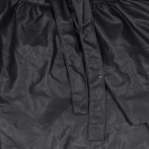 RESERVED Womens Black   Flare Skirt Size 36 in