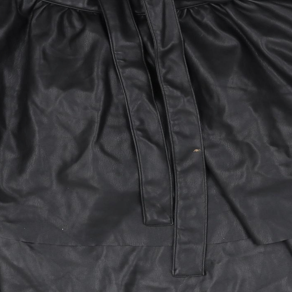 RESERVED Womens Black   Flare Skirt Size 36 in