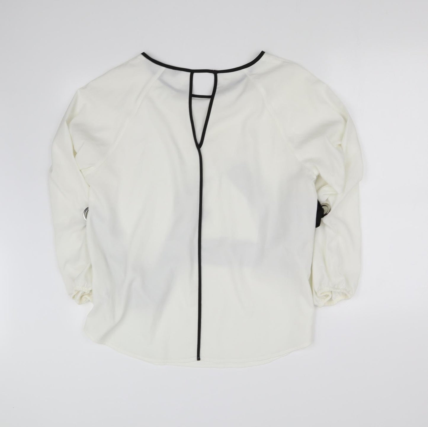 Divided Womens White   Basic Blouse Size 14