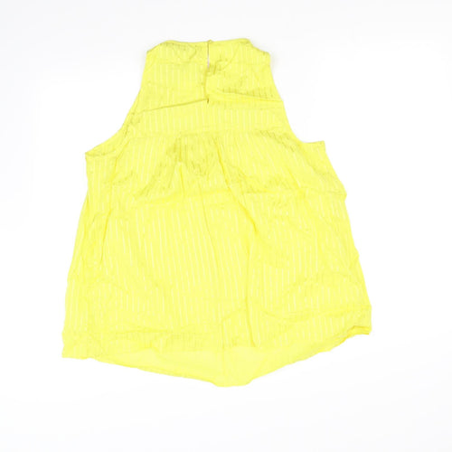 TU Womens Yellow   Basic Blouse Size 14