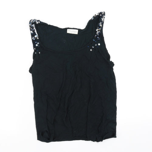 Miss Selfridge Womens Blue   Basic Tank Size 10