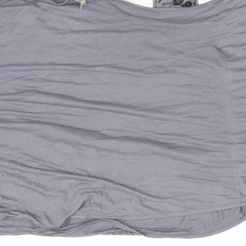 hoch Womens Grey   Basic Blouse Size XS