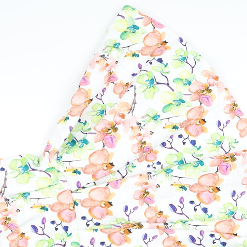 pre worn Womens White Floral  Fit & Flare  Size M