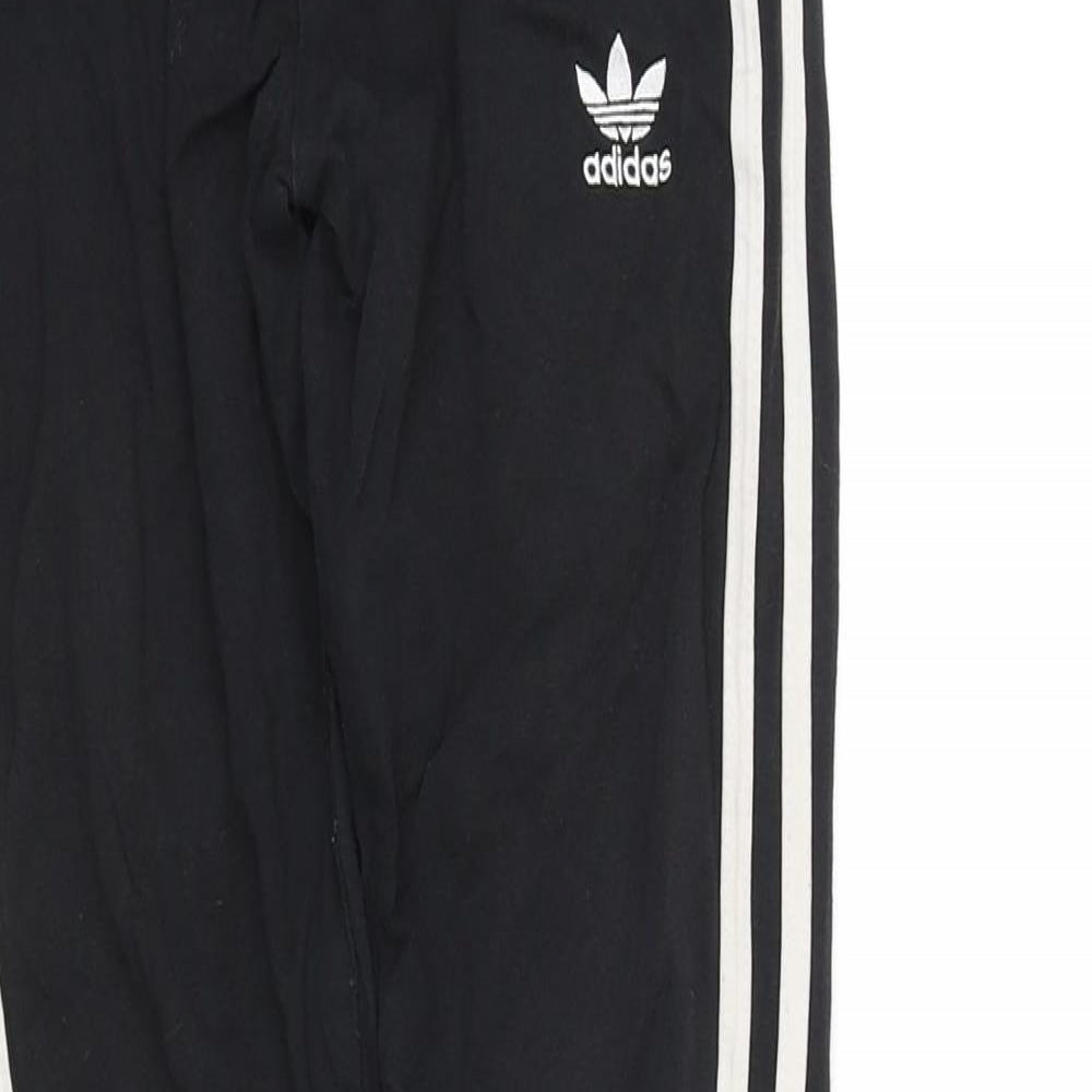 pre worn Girls Black   Sweatpants Trousers Size 6 Years
