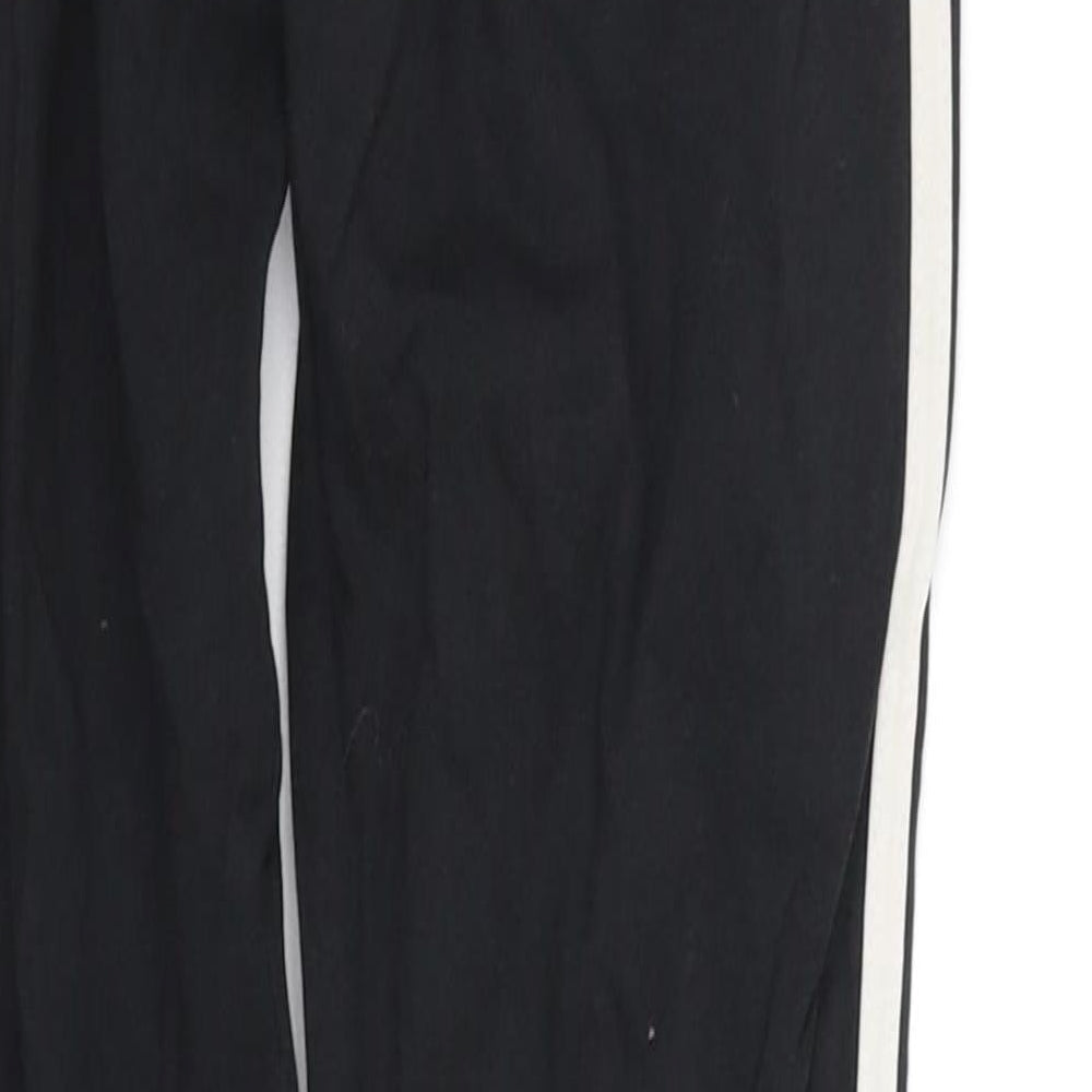 pre worn Girls Black   Sweatpants Trousers Size 6 Years